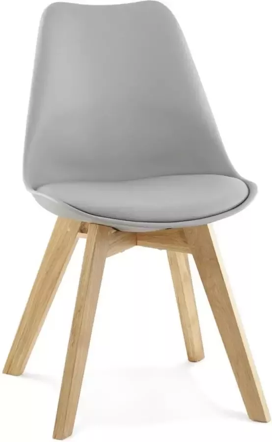 Alterego Design Alterego Moderne stoel 'TEKI' grijs