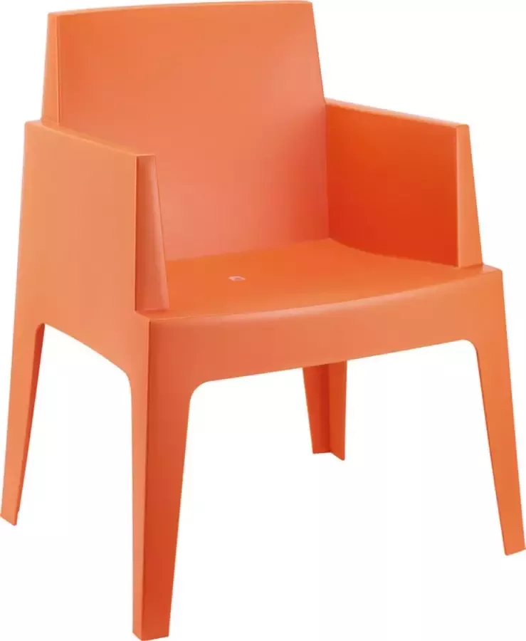 Alterego Design Alterego Oranje design stoel 'PLEMO