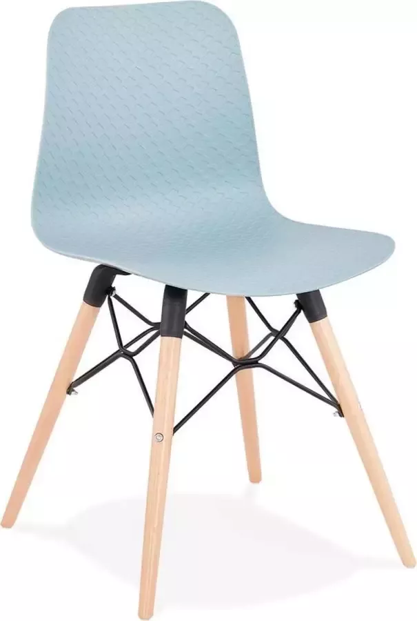 Alterego Design Alterego Scandinavische stoel 'TONIC' blauw design