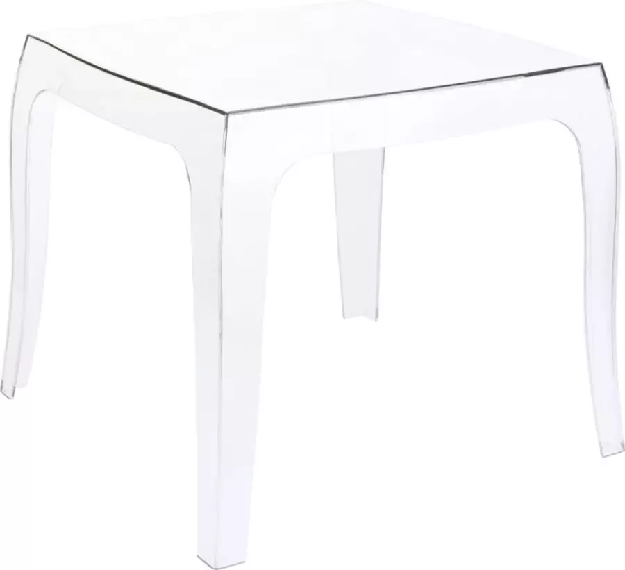 Alterego Design Alterego Transparante design bijzettafel 'RETRO