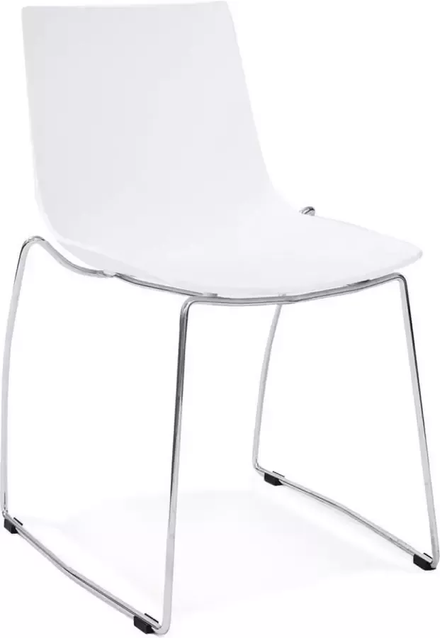 Alterego Design Alterego Witte design stoel 'TRENO' in kunststof