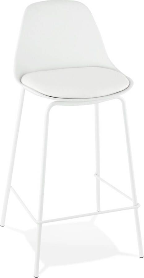 Alterego COOKIE Middelhoge snackkruk Wit 42x41 5x86 5 cm