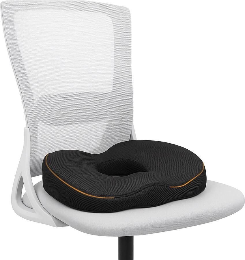Alyze Donut Zitkussen Orthopedisch & Ergonomisch Stuitkussen Ringkussen Stuitje Zitring Aambeien Kussen Traagschuim Voor Auto Bureaustoel & Bank