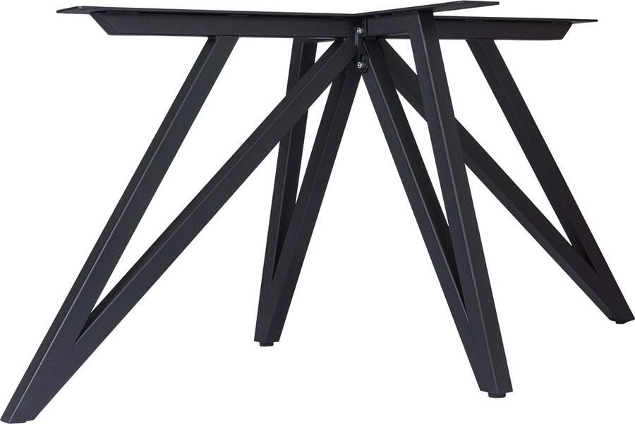 Amaze Living Matrix Tafelpoot Dubbel V Spinpoot (LxBxH) 160x70x72cm (koker 4x4cm) Mat zwart