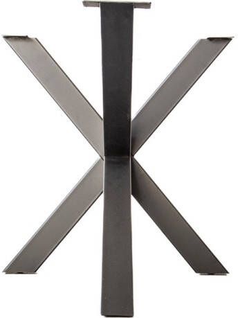 Amaze Living Matrix tafelpoot 140x70 en 72 cm hoog (koker 8x8 cm) Mat Zwart