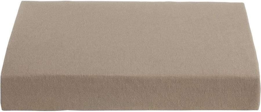 Ambiante Jersey Boxspring Hoeslaken 90x200 cm Taupe