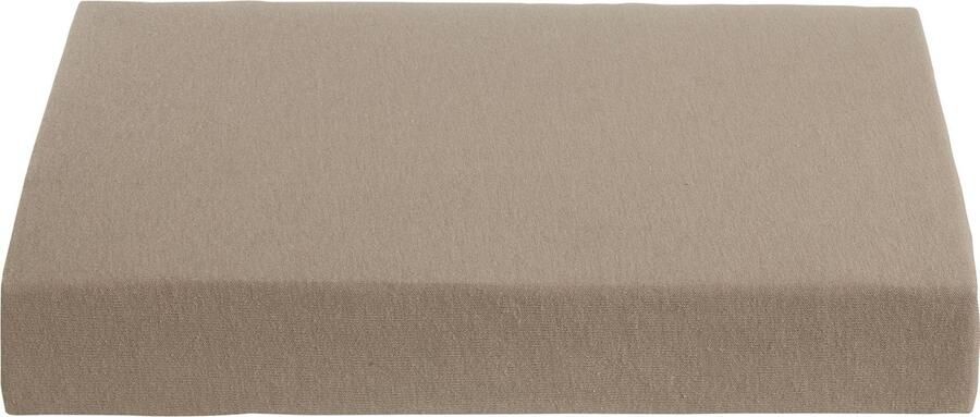 Ambiante Jersey Boxspring Hoeslaken 180x200 cm Taupe