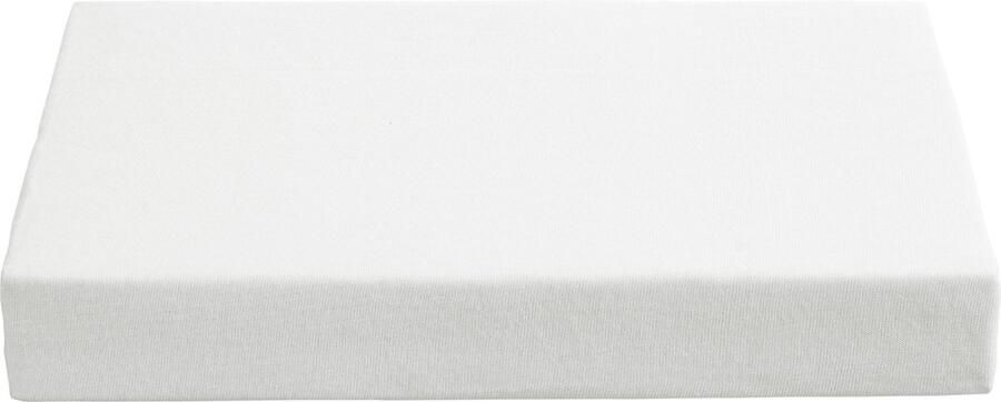 Ambiante Jersey Boxspring Hoeslaken 180x200 cm Wit