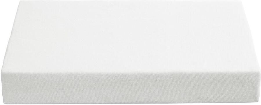 Ambiante Jersey Boxspring Hoeslaken 90x200 cm Wit