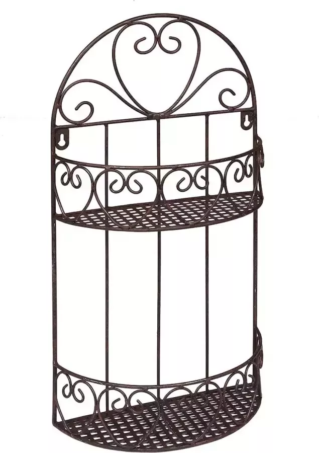 Ambiente Haus Decoratief wandrek rond antiek-bruin 50 cm (1 stuk) - Foto 2