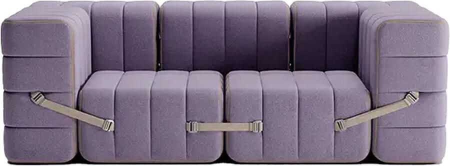 AMBIVALENZ modulaire bank curt – 7 modules – lila