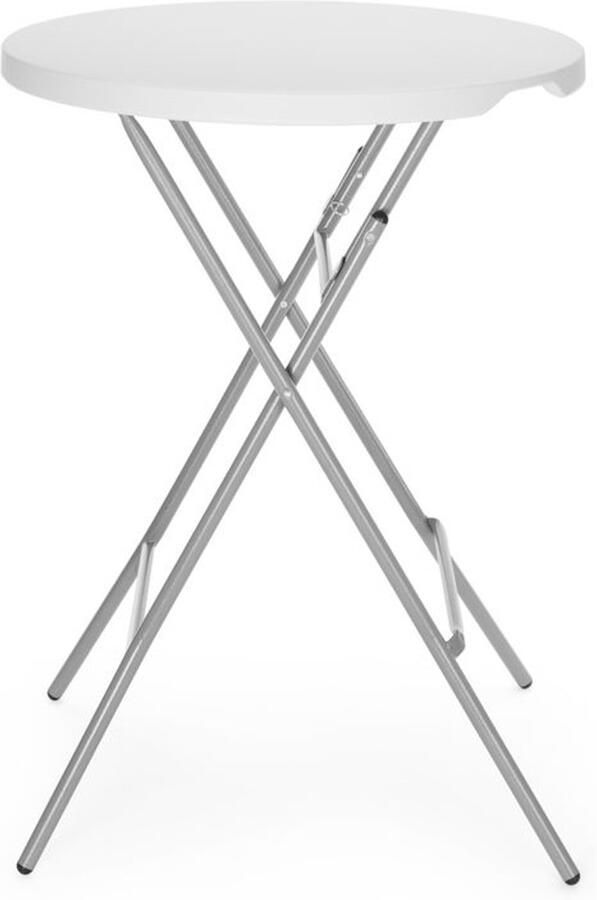 AmerBox Statafel inklapbaar HDPE blad zwart Ø80xH110 cm - Foto 2