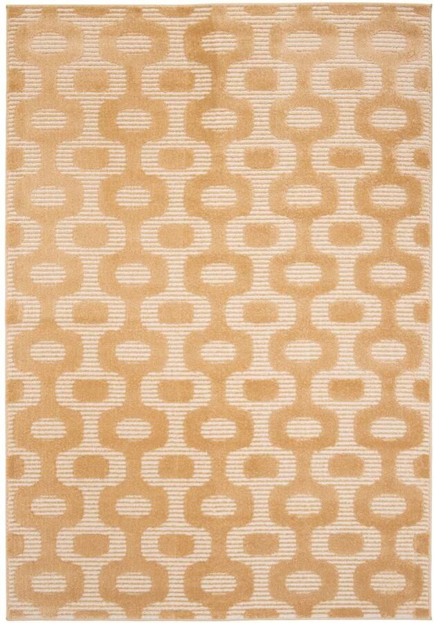Amiah Modern vloerkleed Forme Modulo abrikoos 200x290 cm