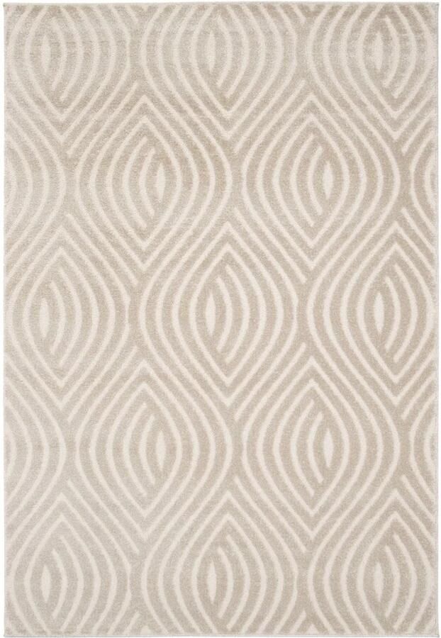 Amiah Retro vloerkleed Forme Courant beige 200x290 cm