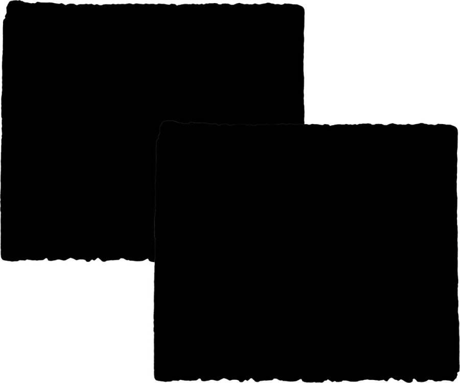 AMIG Anti-krasvilt -2x knipvel zwart 100 x 100 mm rechthoek zelfklevend Meubelviltjes