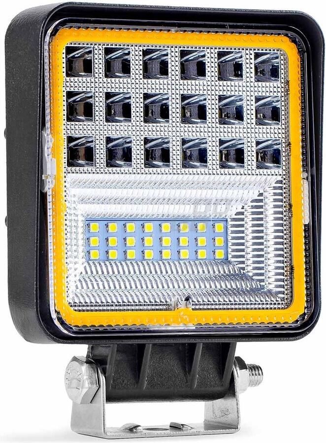 AMIO Krachtige Werklamp AWL12 42 LED COMBO (2 standen) 9-36V Verstraler Spot Robuust Offroad