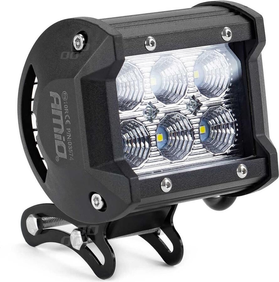 AMIO Krachtige Werklamp AWL17 6LED FLOOD 9-36V Verstraler Spot Robuust Offroad