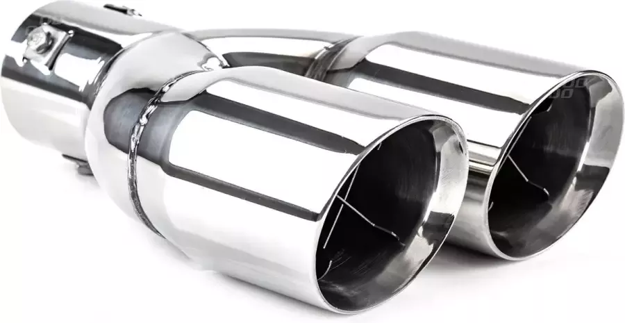 AMIO Auto uitlaat sierpijp chroom diameter 32-52mm Roestvrijstaal