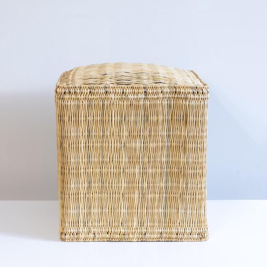 Amry Handgemaakte Rotan Poef – Marrakech