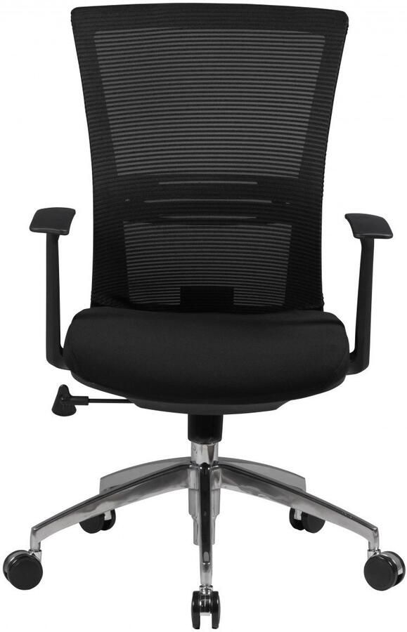 Amstyle Bureaustoel BASISLIJN stof zwart SPM1.285 - Foto 3