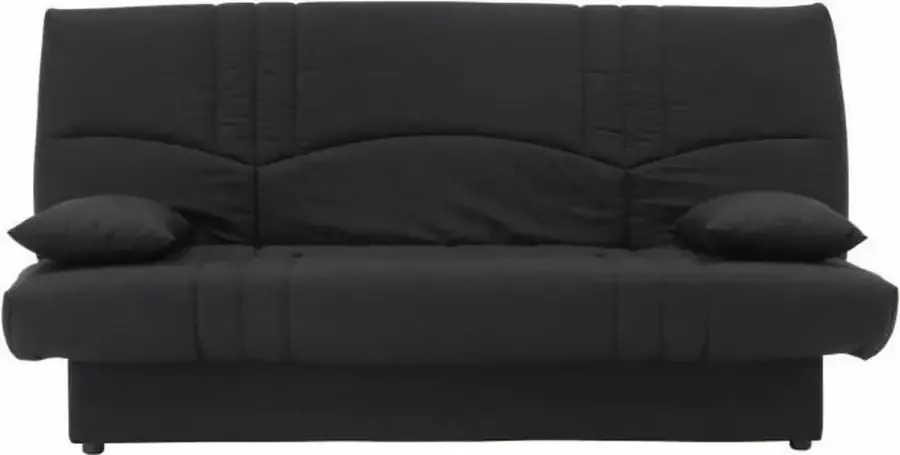 Cstore DREAM 3-zits slaapbank zwarte stof eigentijdse stijl B 190 x D 92 cm - Foto 1