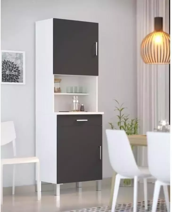 Cstore ECO keuken dressoir L 60 cm grijs en mat wit - Foto 2
