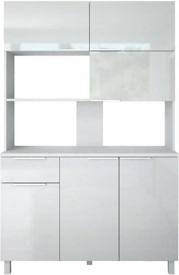 Andere LOVA Modern wit glanzend keuken dressoir L 120 cm