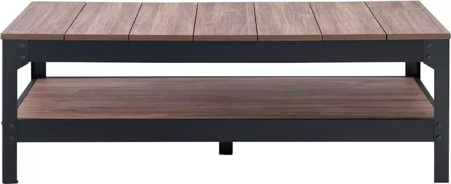 Andere Table basse métal noir et bois L117cm