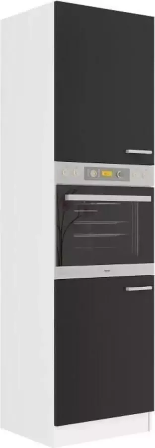 Andere ULTRA Ovenzuil met werkblad L 60 cm Mat zwart