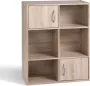 CaliCosy Opbergplank met 6 vakken en 2 deurtjes - Thumbnail 1