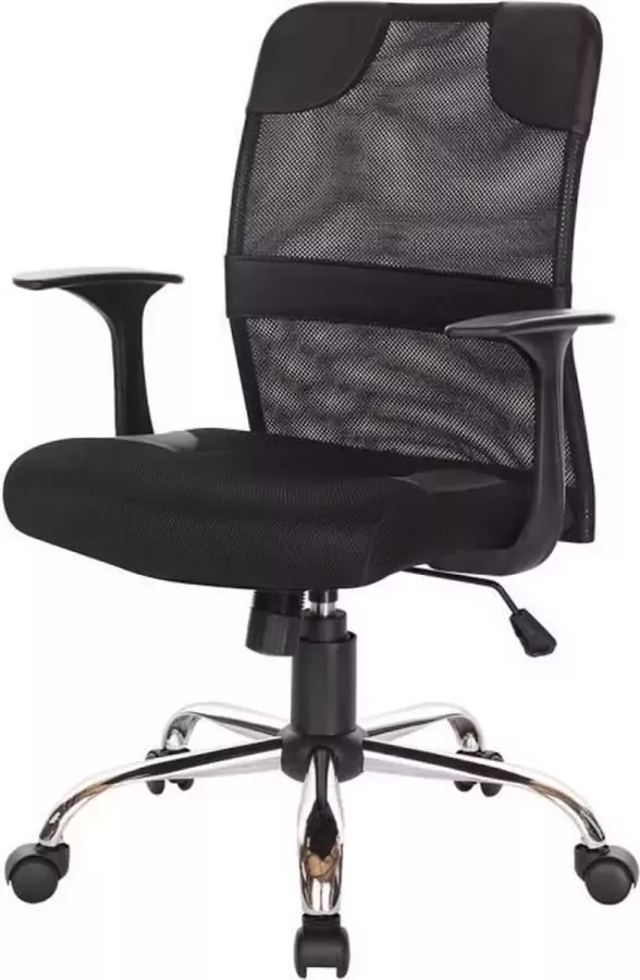 Anders FAST Verstelbare bureaustoel Zwart L 64 x D 56 x H 93 101 cm