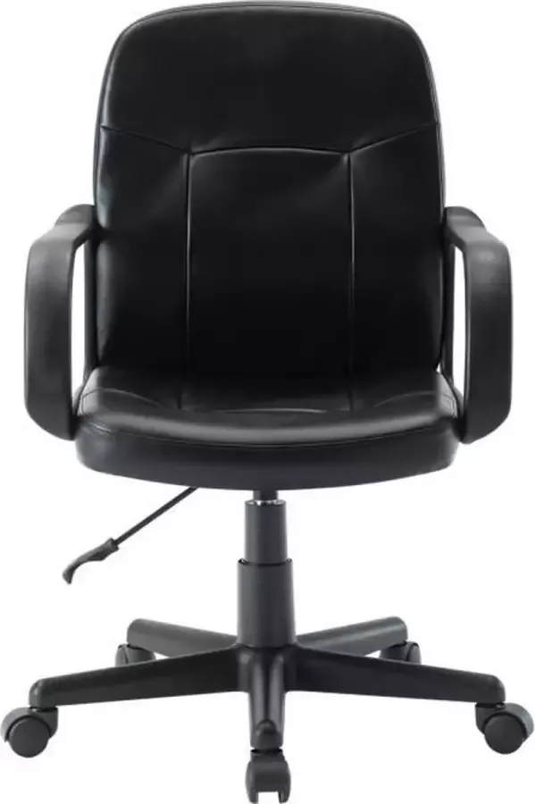 Anders HIMA Bureaustoel in PVC met armleuningen nylon onderstel