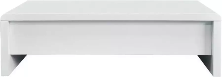 Merkloos Opklapbare salontafel Wit gelakt L 120 x D 60 x H 35 LARS - Foto 2