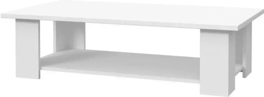 Cstore PILVI Rechthoekige salontafel Mat wit L 110 x D 60 x H 31 cm
