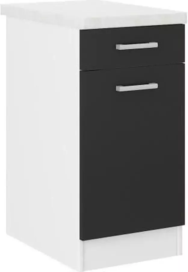 Anders ULTRA Keukenonderstel L 40 cm Zwart