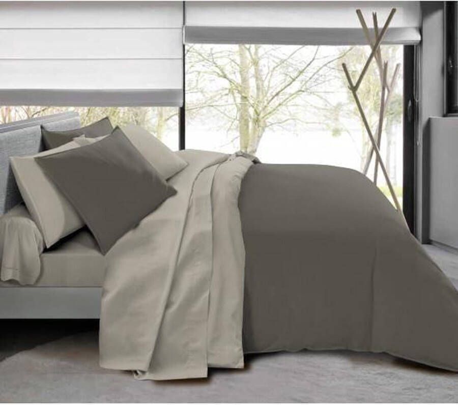 Anders Univers Décor Dekbedovertrek Fushia 140 x 200 cm 100% Katoen 57 Draad cm² voor eenpersoonsbed