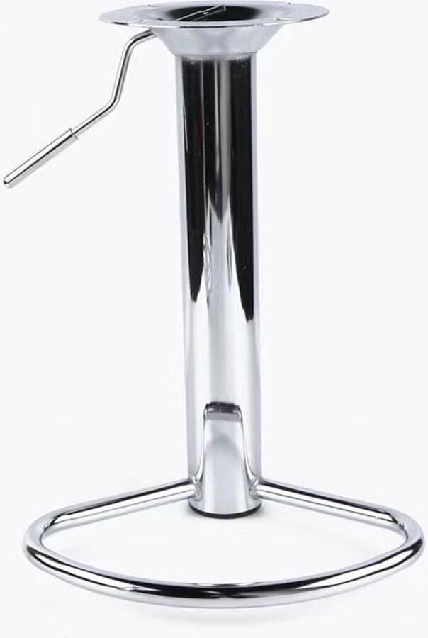 Andyou Accessoires voor draaibare barstoelen- duurzame stalen vervangende onderdelen- modern met handgreep- eenvoudig te installeren- universeel met voetensteun- schroefgat van 8x8 cm