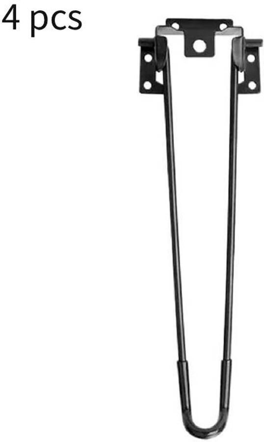 Andyou Tafelpoten 4 stuks opvouwbare tafelpoten- metalen tafelpotenset- opvouwbare meubels- opvouwbare salontafel- bedkast- vervanging (42 cm- diameter 7 mm)