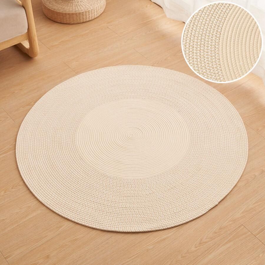 Andyou Tapijt rond tapijt diameter 80 cm salontafel slaapkamertapijt