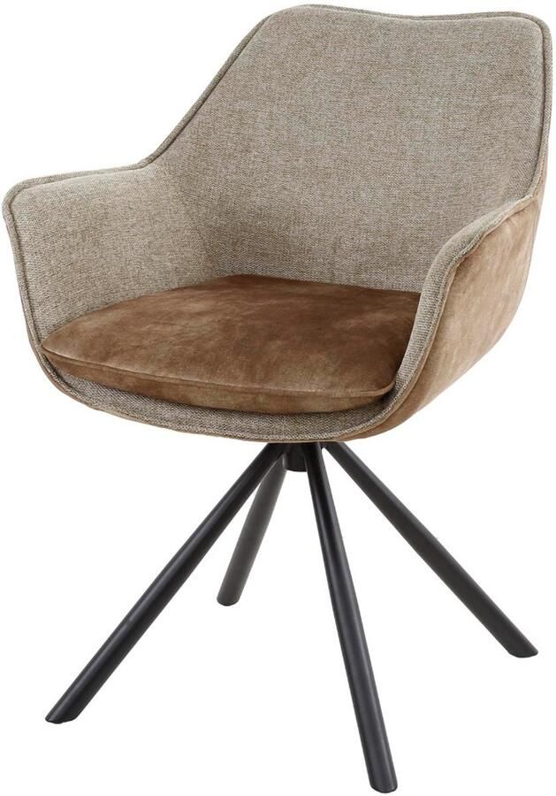 AnLi Style Armstoel two-tone draaibaar