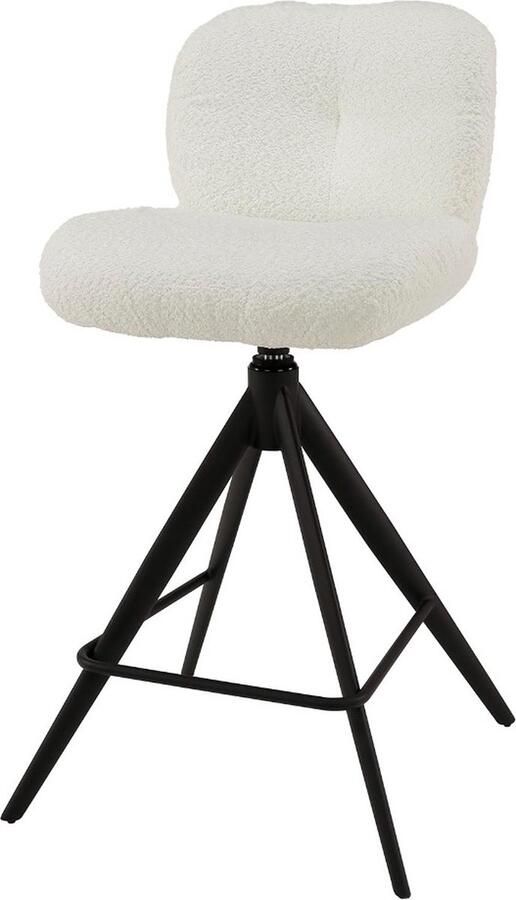 AnLi Style Barstoel comfort draaibaar Wit