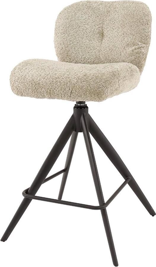 AnLi Style Barstoel comfort draaibaar Zand