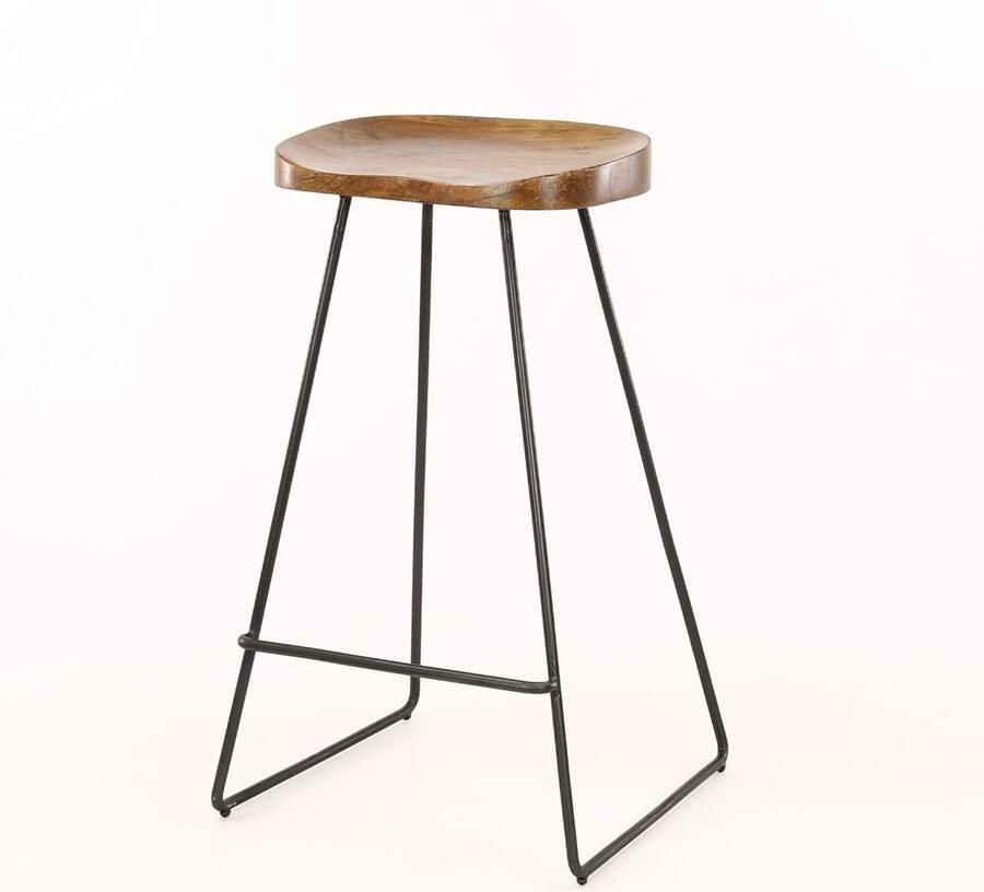 AnLi Style Barstoel houten zitting