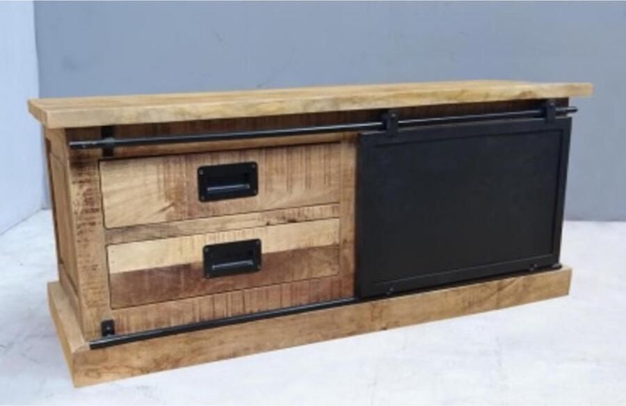 AnLi-Style Nora TV Meubel 120 cm Met 2 Laden