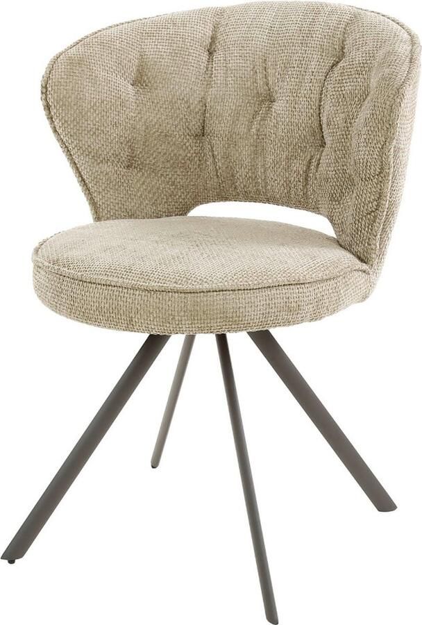 AnLi Style Stoel halfronde rug spring Zand