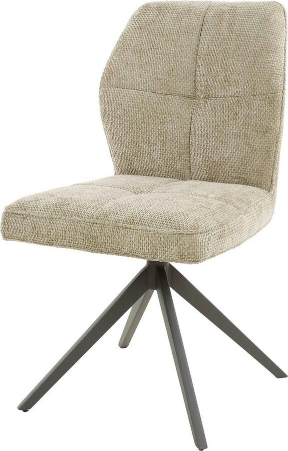 AnLi Style Stoel hoge rug spring Zandkleur