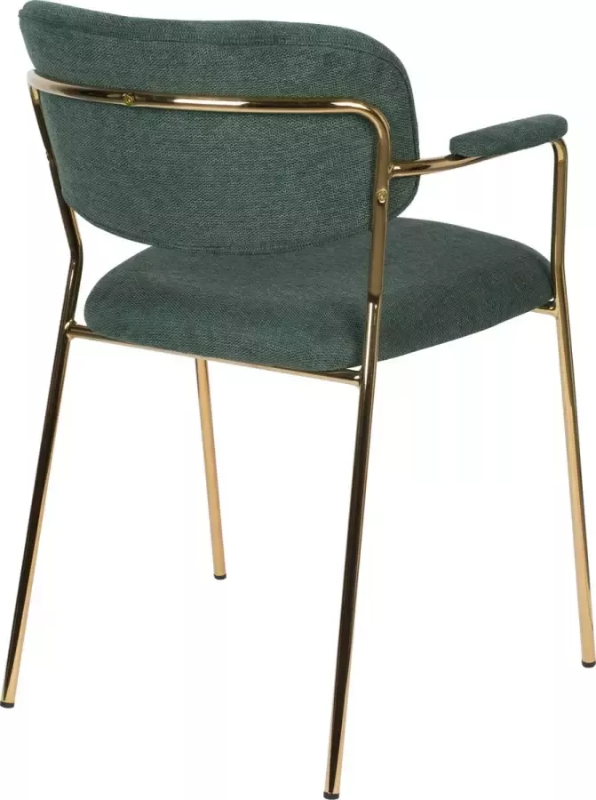 AnLi Style Armchair Jolien Gold Dark Green - Foto 2