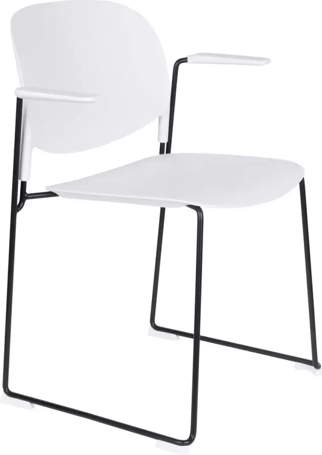 AnLi Style Armchair Stacks White