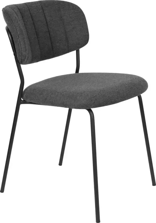 AnLi Style Chair Jolien Black Dark Grey