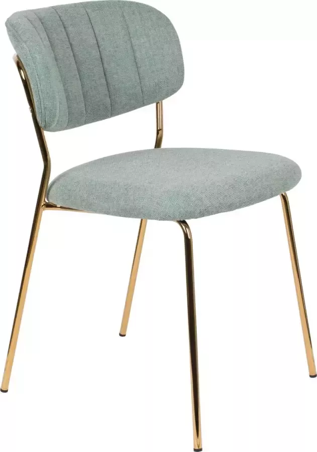 AnLi Style Chair Jolien Gold Light Green